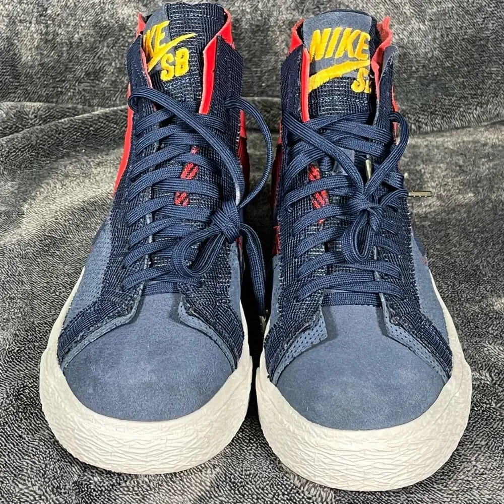 Nike SB Zoom Blazer Mid Premium FD5113-600 University Red Men Sneakers SIZE 7